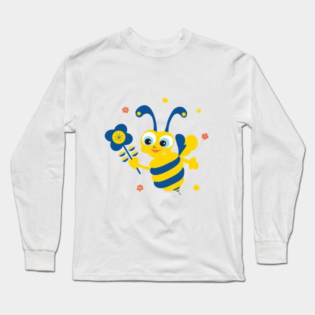 Ukraine Bee Long Sleeve T-Shirt by Tagor_store